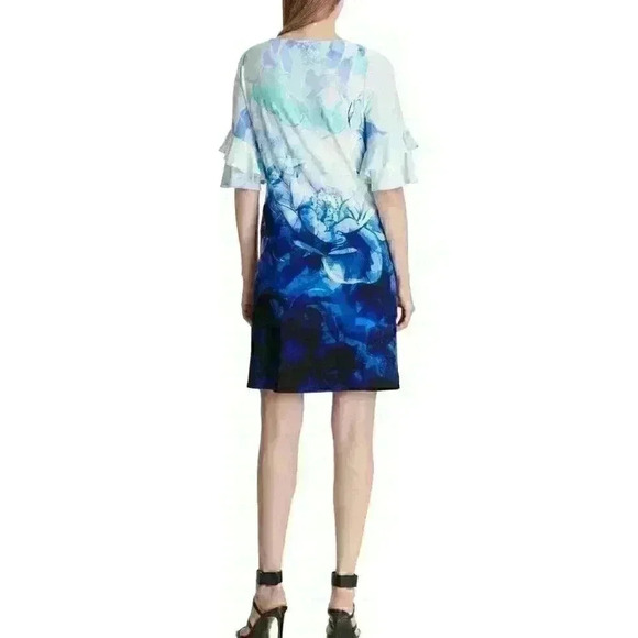 NWT $99.50 Calvin Klein Women’s XS V-neck Sheath Dress - Picture 2 of 2